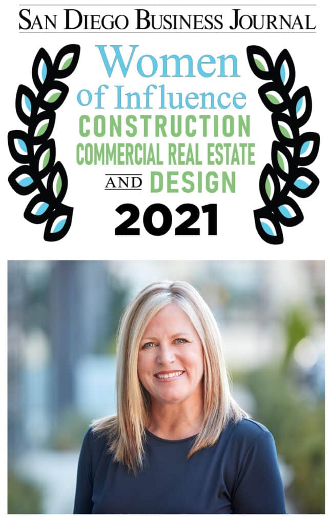 Jill Russell-Layman: Women of Influence in Construction Commercial Real Estate and Design 2021 San Diego Business Journal